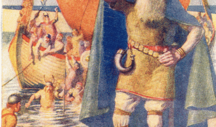 File:Leif Ericson on the shore of Vinland.gif